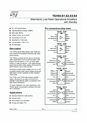 DataSheet TSH63 pdf